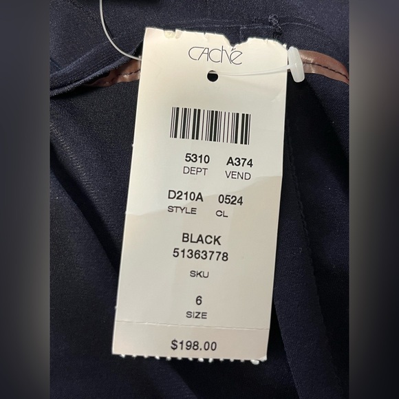 NWT Cache Paisley Wide Leg Jumpsuit Size 6 - Picture 12 of 13